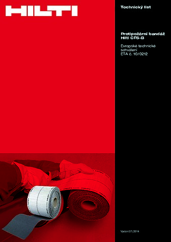 HILTI CFS-B technický list