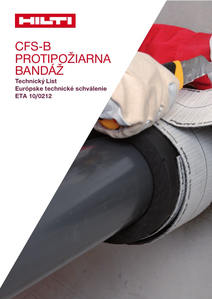 HILTI CFS-B technický list